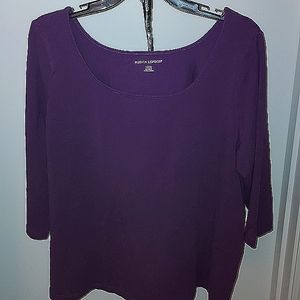 Purple knit top 18/20